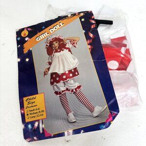 Rubie’s Rag Doll Polka Dot Costume Child Costume 8-10 NWT NOS